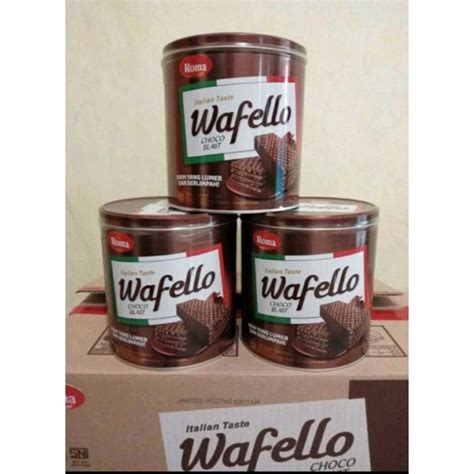 Jual Wafello Wafer Kaleng Dus Isi Kaleng Shopee Indonesia