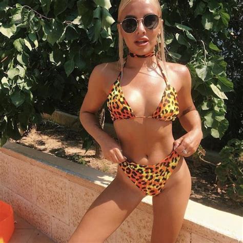 Sale Orange Leopard Thong Bikini Only 16 Sizes Depop