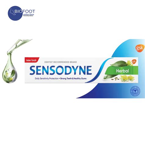 Sensodyne Toothpaste Herbal With Eucalyptus And Fennel Extracts 100g