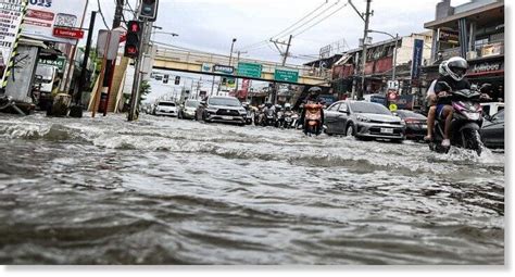 Inundaciones Monzónicas En Metro Manila Filipinas — Cambios