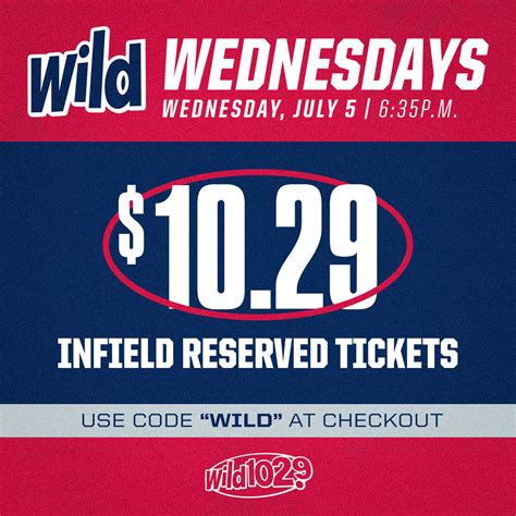 Reno Aces On Twitter 🔵 Wild Wednesday 🔴 Get Wild At Greater Nevada Field Courtesy Of Wild 102