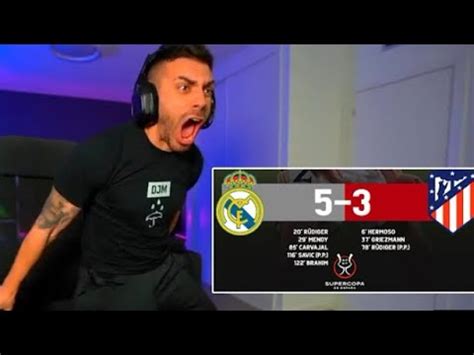 Djmariio Reacciona A Realmadrid Atletico De Madrid Youtube