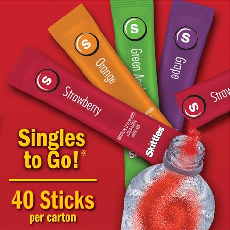 Buy Skittles Zero Sugar Low Calorie Singles To Go Bulk Variety Pack