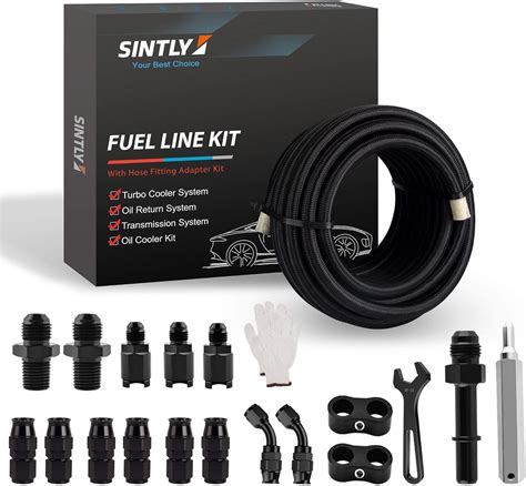 Sintly 6an 25ft Ptfe Fuel Line Hose Kit An6 38 Ptfe Ls