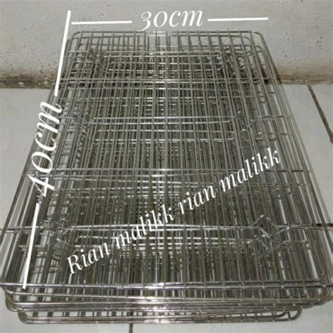 Jual Rak Pendingin Kue Cooling Rack Tatakan Kue Stainless Ukuran