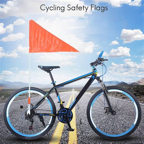 Bandera De Seguridad Con Poste Bandera De Bicicleta De Alta