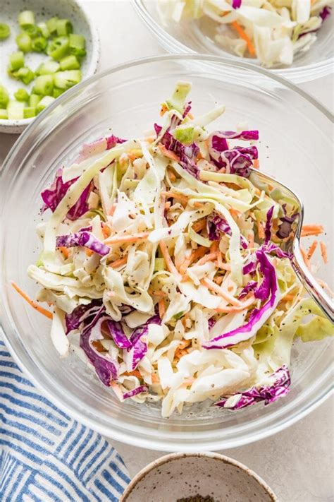 Healthy Homemade Coleslaw Nourish And Fete