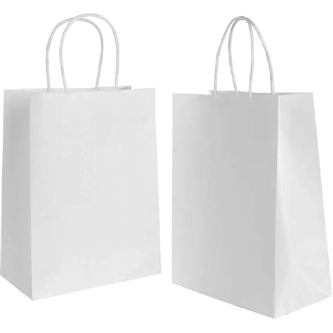 Bolsas Blancas De Papel Bolsas De Pl Stico De Papel De Tela