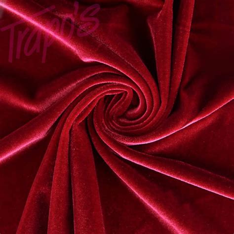 terciopelo lycra granate trapos todo en tejidos