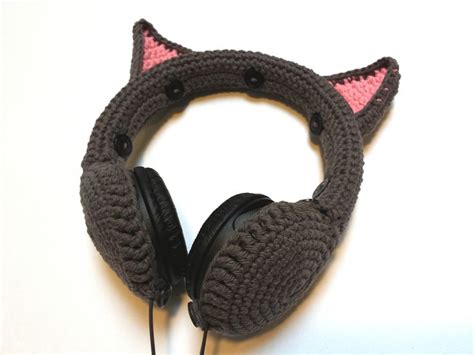 Cat Ears Headphones Cover Pattern By Stacy Pamela Crochet Phone Cover