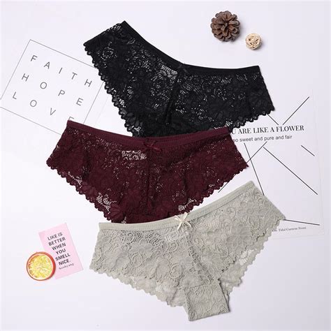 Cheap Sexy Lace Panties Fashion Cozy Lingerie Tempting Pretty High