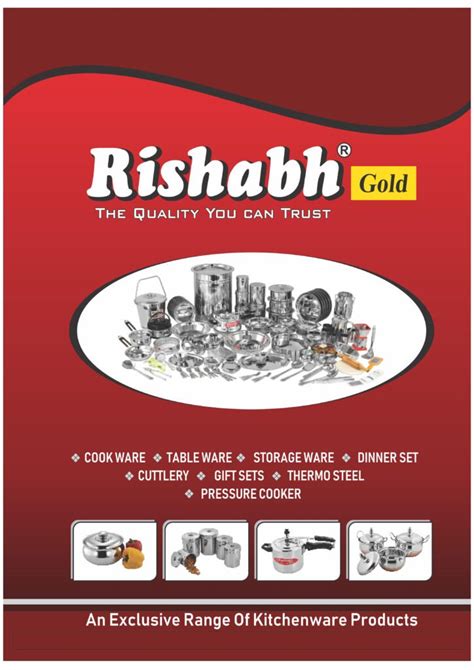 Rishabh Gold Stainless Steel Utensils