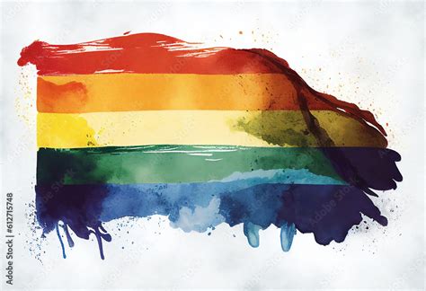 Abstract Background Colours Of The Pride Flag The Rainbow Symbol Of Homosexual Gay Lesbian