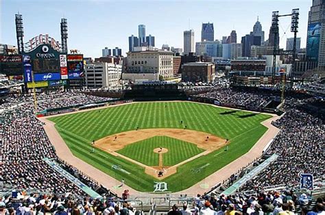 Detroit Tigerscomerica Park Wall Mural Detroit Tigers Detroit