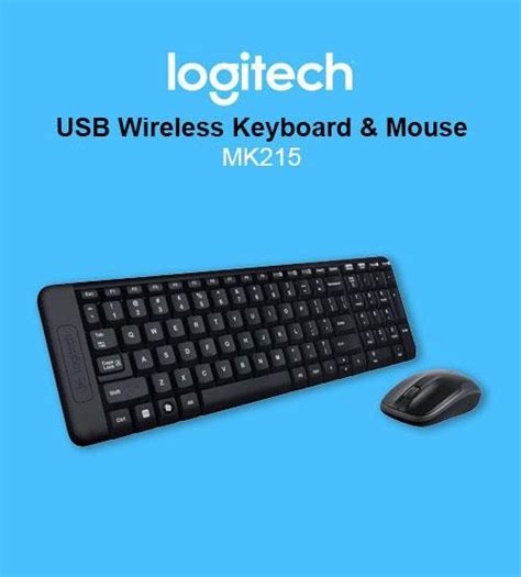 Jual LOGITECH MK 215 Keyboard Dan Mouse Wireless Combo Garansi Resmi