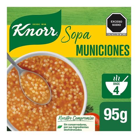 Sopa De Municiones Knorr 95 G Walmart