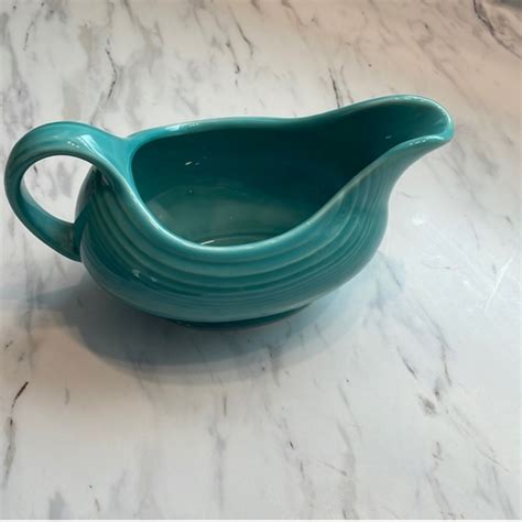 Fiesta Kitchen Fiesta Ware Turquoise Gravy Boat Poshmark