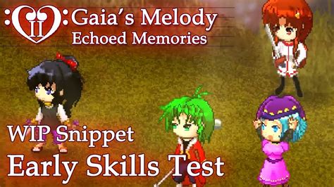 Gaia S Melody Em Wip Snippet Early Skills Test Rpg Maker Mv Youtube