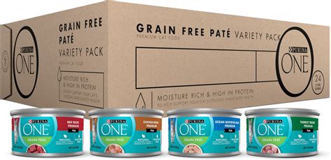 Purina One Grain Free Variety Pack Canned Cat Food Oz Case Of