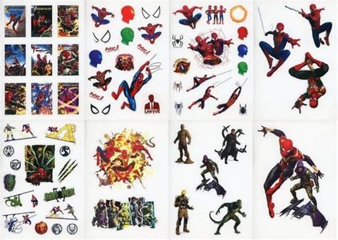 全8種セット クリアステッカー 「happyくじ Marvel スパイダーマン：ノー・ウェイ・ホーム Vol 2」 クリアステッカー賞の