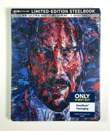 John Wick Chapter Parabellum K Ultra Hd Uhd Steelbook New Limited