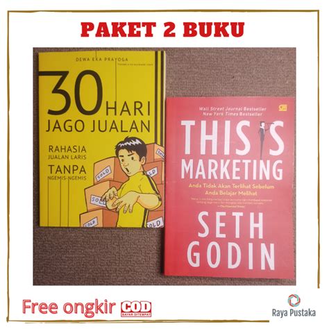 Paket Buku This Is Marketing Dan Hari Jago Jualan Oleh Seth