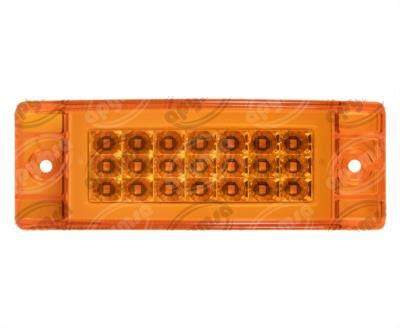 PLAFON LEDS AMBAR POSICION LATERAL 12 24V GEL FLASH STAR 1780009