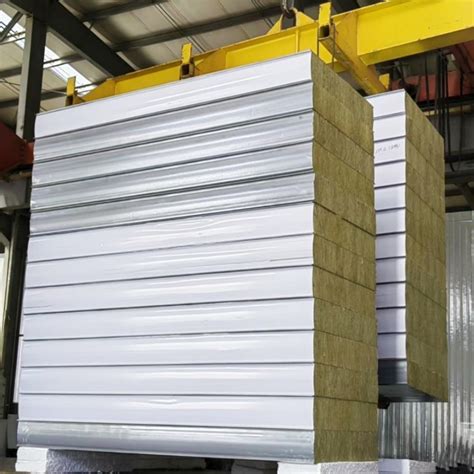 Factory Price Heat Insulation Fireproof Rockwool Sandwich Panel