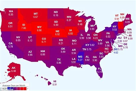 Map Reveals How Often Couples Have Sex In Each Us State In Order To