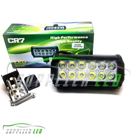 MATA Spotlights Led Bar Cree Motorbike 12 Points Two Stacking Eyes