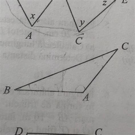 3 În figura alăturată este reprezentat un triunghi isoscel ABC având