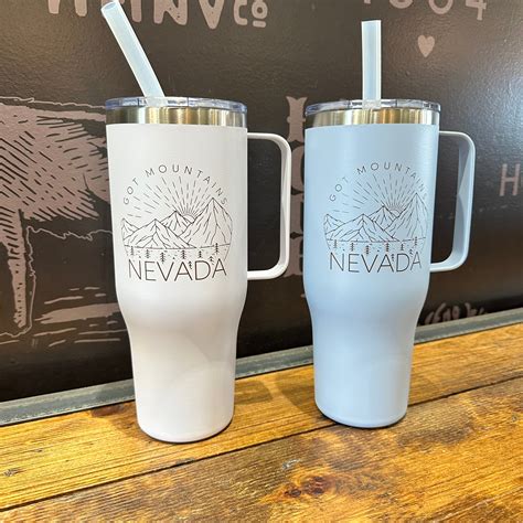 Got Mountains 40 oz Straw Tumbler – Home Means Nevada Co.