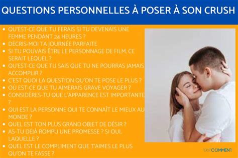 Questions Poser Son Crush Pour Le P Cho