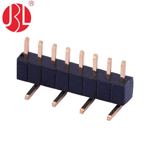 Custom Single Row Pin Header 1 0mm Pitch Surface Mount Vertical Board