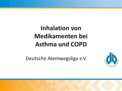 PDF Inhalation Von Medikamenten Bei Asthma Und COPD PDF FileCOPD