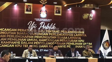 Kpu Gelar Uji Publik Pkpu Logistik Pemilu Hingga Dana Kampanye Jadi