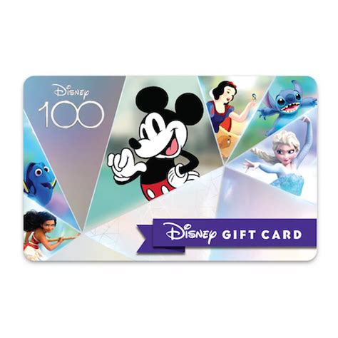 ShopDisney Adds Disney100 Mickey Mouse And Friends Disney Gift Card