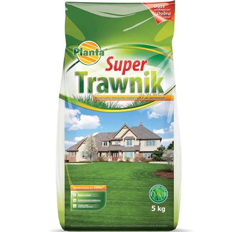 Trawa SUPER TRAWNIK 5 Kg Uniwersalna Mieszanka 24garden Pl Trawa