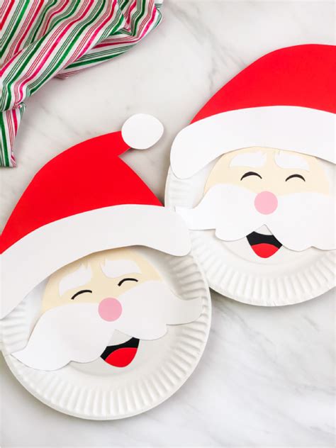 24+ Santa Paper Plate Craft - SapphoBucci