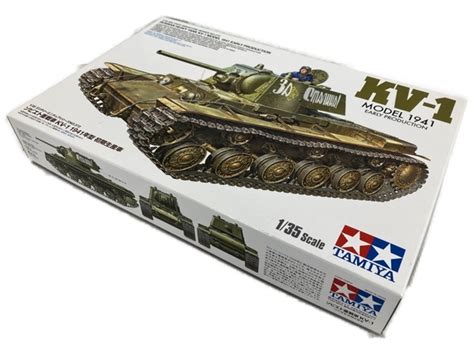 Yahooオークション Tamiya Model 1941 ソビエト重戦車 Kv 1 1941年