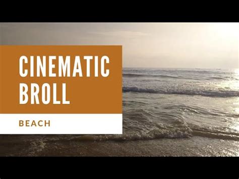 Cinematic Beach Broll Video In K Fps Youtube