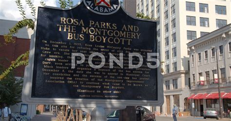 Rosa Parks Bus Boycott Signs