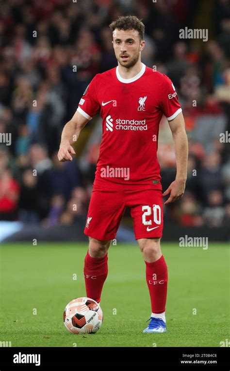 Liverpool UK 05th Oct 2023 Liverpool S Diogo Jota Pictured In