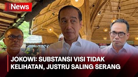 Jokowi Kecewa Debat Ketiga Capres Isinya Saling Serang Personal Youtube