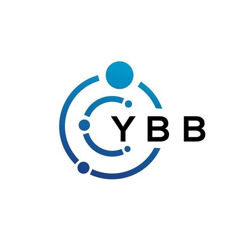 Ybb Letter Technology Logo Design On White Background Ybb Creative