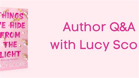 Qanda With Lucy Score Author Of Things We Never Got Over Hachette Australia