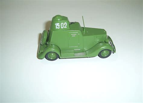 BA 20 Armored Car 1936 1942 USSR Collectible Model 1 43 Etsy