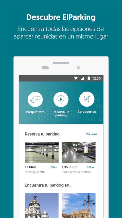 Elparking App Parquímetro Y Búsqueda Parkings Android Apps On
