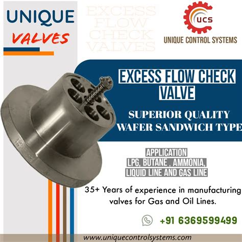 Flanged Lpg Excess Flow Check Valves Size 2 Inch At Rs 13500 Piece In Chennai