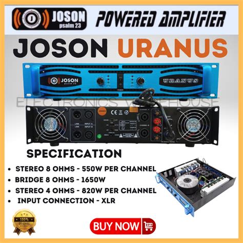 Joson Uranus Original Power Amplifier Lazada Ph